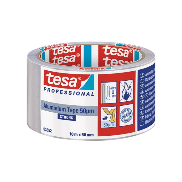 CINTA ALUMINIO 10 MT X 50 MM TESATAPE