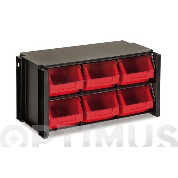 CLASIFICADOR APILABLE PLASTICO 6 CAJONES TAYG 