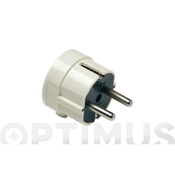 CLAVIJA 4,8MM TT SALIDAD LATERAL 16 AMP 250V BLANCO FAMATEL