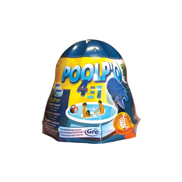 CLORO TRATAMIENTO MENSUAL POOLPO 10 M&sup3; 250 GR .