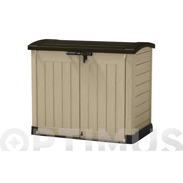 COBERTIZO EXTERIOR RESINA 146x82x120 CM. CURVER