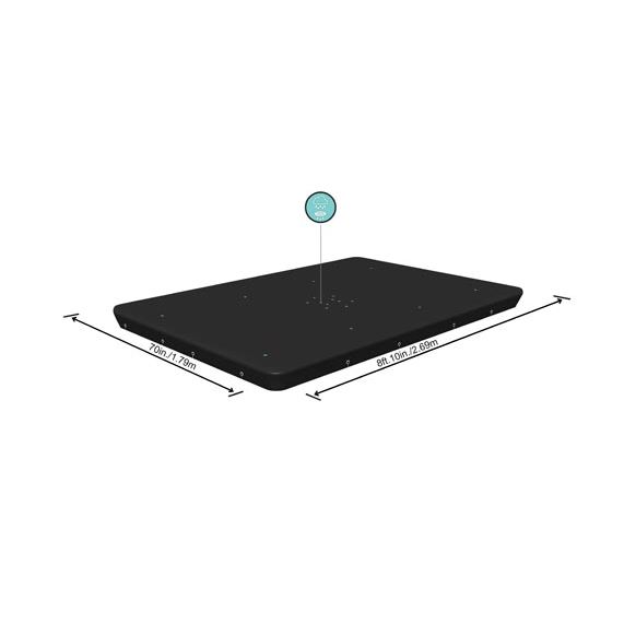 COBERTOR PISCINA PVC PARA PICINAS TUBULAR RECTANGULAR 282 X 196 X 84 CM