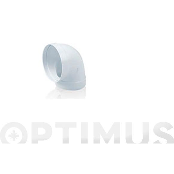 CODO REDONDO 90&ordm; TUBO EXTRACCION PVC &Oslash; 120 MM GONAL