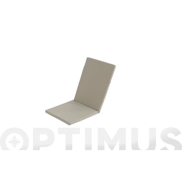 COJIN SILLA + RESPALDO TAUPE 95 X 44 X 3 CM QF+