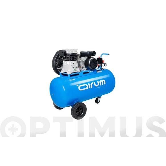 COMPRESOR CORREA 2 HP 100 LTS. 9 BAR 255 LTS/MIN. 220 V AIRUM