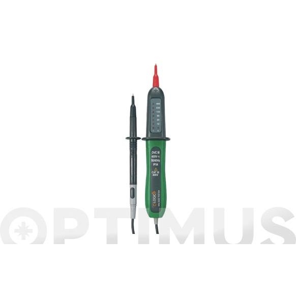COMPROBADOR TENSION Y POLARIDAD 12 V - 400 V ACHA
