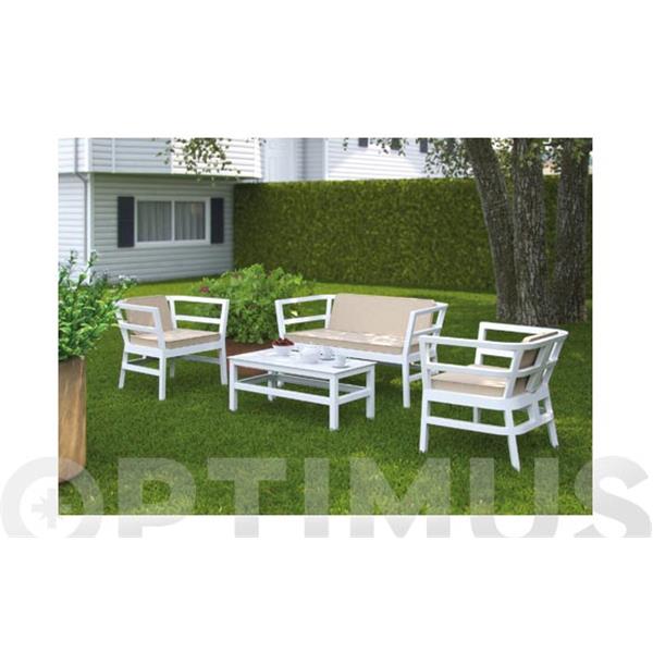 CONJUNTO POLIPROPILENO BLANCO SET CLICK CLACK