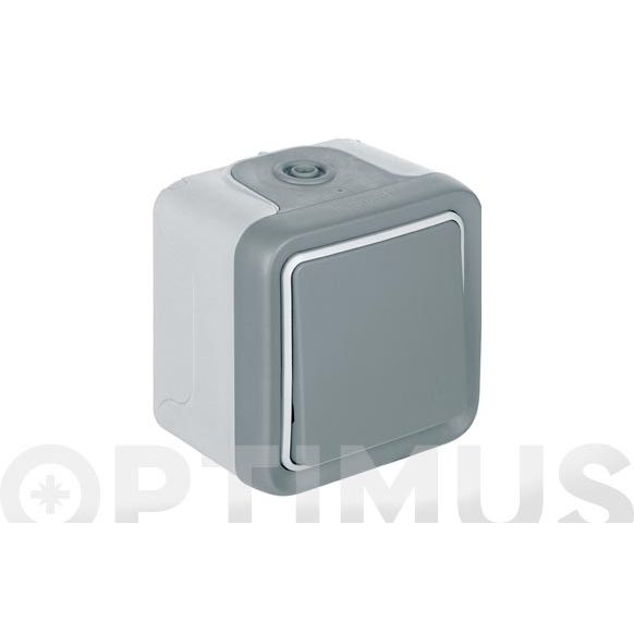 CONMUTADOR DE SUPERFICIE  ESTANCO "PLEXO" (GRIS) (IP55) LEGRAND