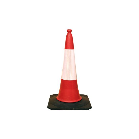 CONO SE&Ntilde;ALIZACI&Oacute;N BANDA REFLECTANTE 75 CM POLIETILENO - CAUCHO