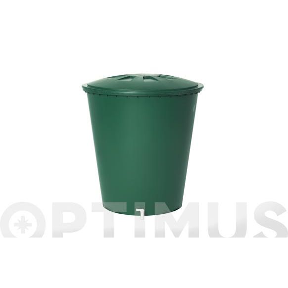 CONTENEDOR REDONDO VERDE 510 L