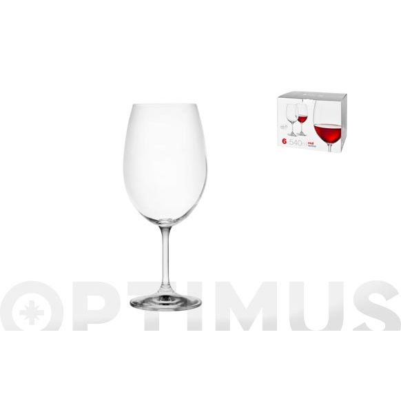 COPA CRISTAL BOHEMIA LARA VINO 54 CL PAKS DE 6 PENGO