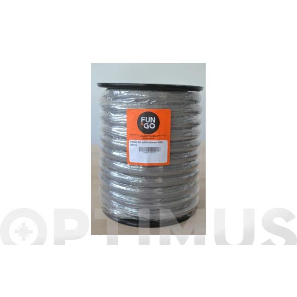 CORDON FONDO DE JUNTA (ROLLO 25 M) &Oslash; 20 MM GRIS FUNGO