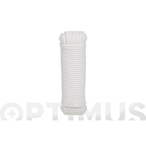 CORDON POLIETILENO RIEL STOR CON ALMA  3 MM 25 MT BLANCO 