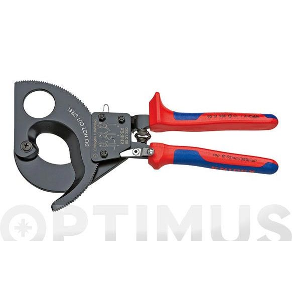 CORTA CABLE CARRACA 280 MM 95 31 280 KNIPEX 