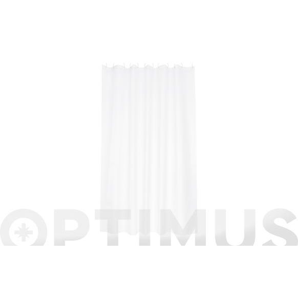 CORTINA DE BA&Ntilde;O POLIESTER SOUL BLANCO 1,8 X 2 MT H2O