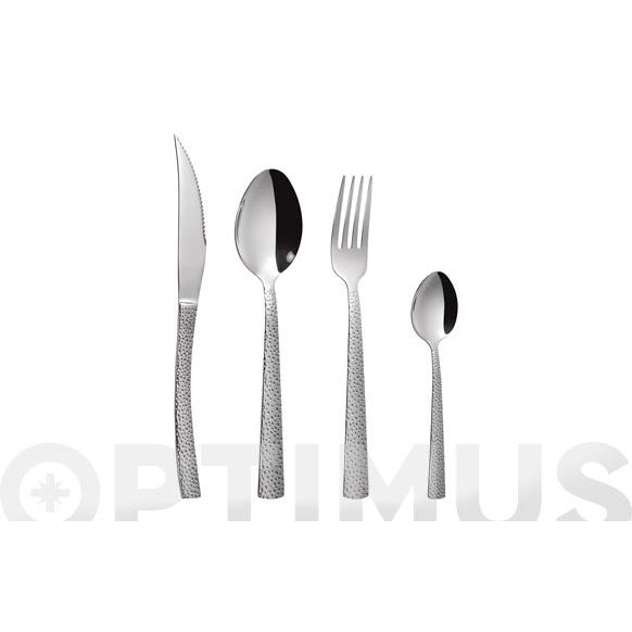 CUBERTERIA INOX CHEESE 24 PIEZAS COMAS .