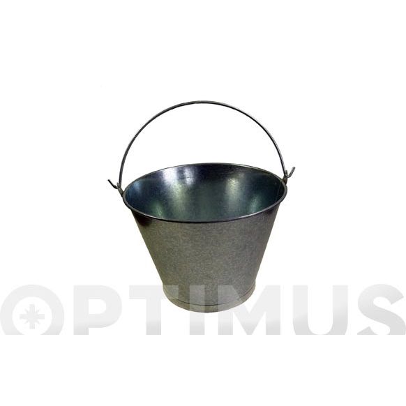 CUBO GALVANIZADO CONICO 10 LT ZORRO