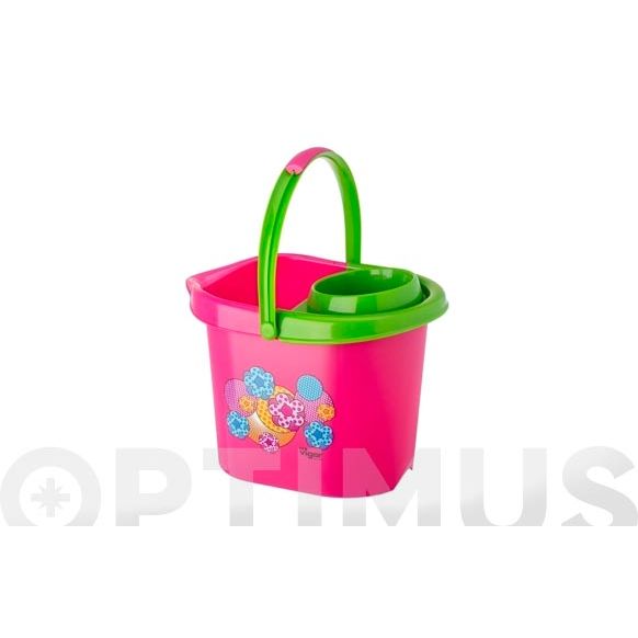 CUBO RECTANGULAR CON ESCURRIDOR LOLA FLOR