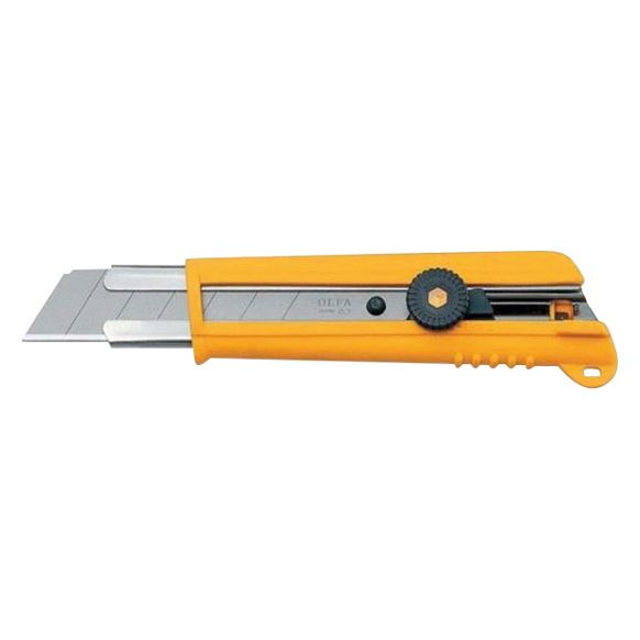 CUTTER 25 MM CON BLOQUEO DE RUEDA EMPU&Ntilde;ADURA CONFORT GRIP OLFA