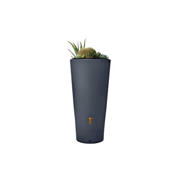 DEPOSITO VASO GRIS GRAFITO 220 L