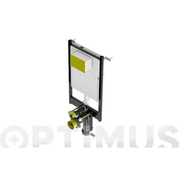 DESCARGA CISTERNA WC DE EMPOTRAR + PLACA ESPESOR 8 CM QF+