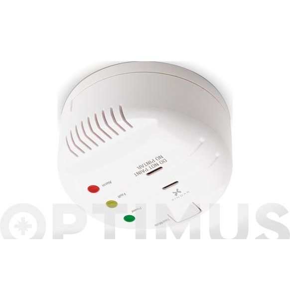 DETECTOR DE MONOXIDO DE CARBONO &Oslash;68X35 2XAAA NO INCLUIDAS XINDAR