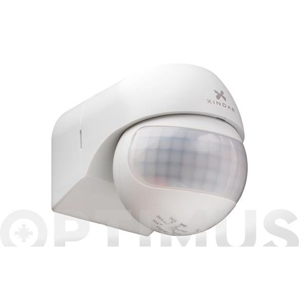 DETECTOR DE MOVIMIENTO DE PARED 180&ordm; BLANCO XINDAR