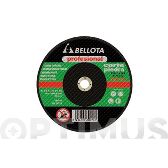 DISCO ABRASIVO CORTE OBRA DE 115 X 3 X 22 MM BELLOTA