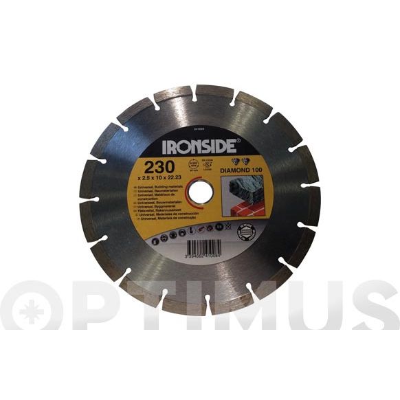 DISCO DIAMANTE SEGMENTADO DIAMOND 100 - 230 IRONSIDE