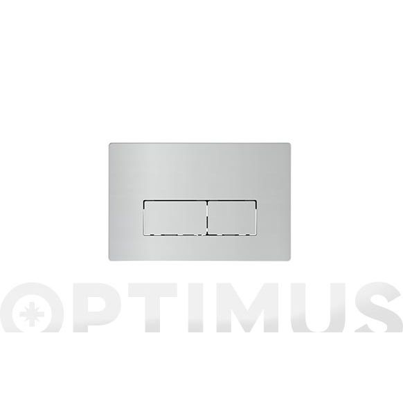 DOBLE PULSADOR PARA CISTERNA DE EMPOTRAR ABS CROMADO QF+