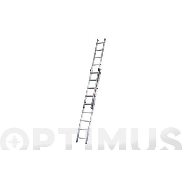 ESCALERA ALUMINIO DOBLE MANUAL 2 X 12 PELDA&Ntilde;OS HAILO
