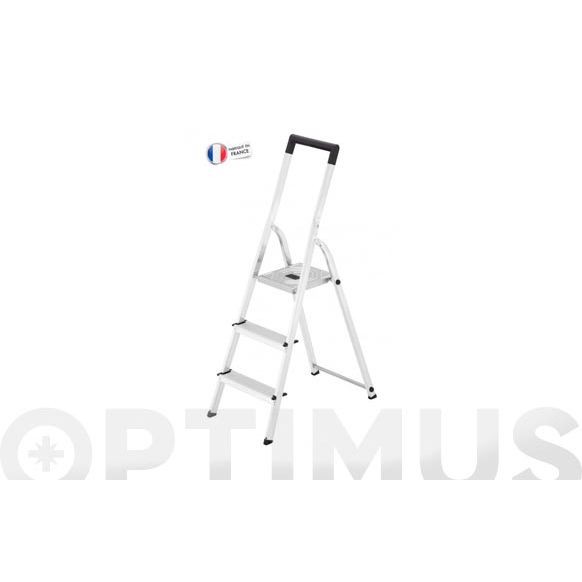 ESCALERA ALUMINIO DOMESTICA L40 EASYCLIX 3 PELDA&Ntilde;OS HAILO