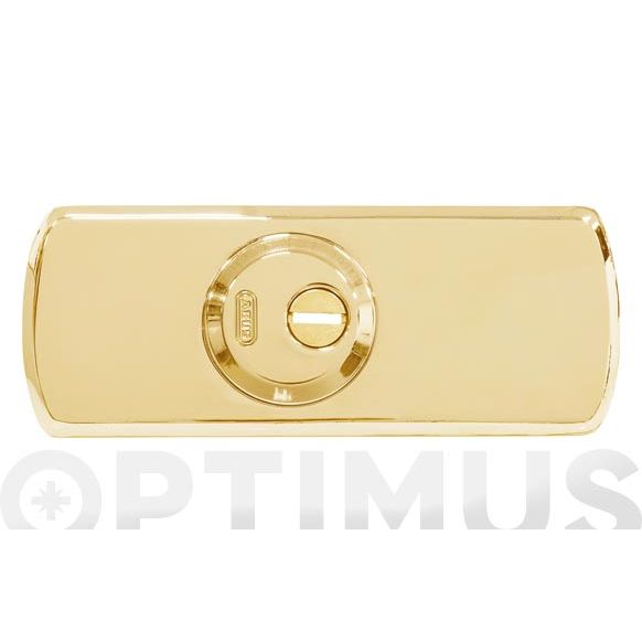 ESCUDO ALTA SEGURIDAD 70 MM LATON PULIDO ABUS