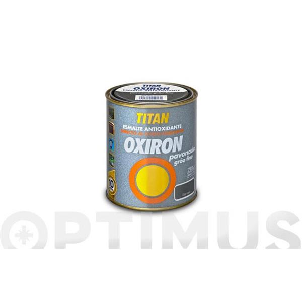 ESMALTE OXIRON PAVONADO ROJO &Oacute;XIDO 750ML TITANLUX 
