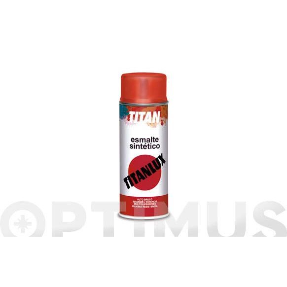 ESMALTE SINTETICO SPRAY 400 ML NARANJA TITANLUX 