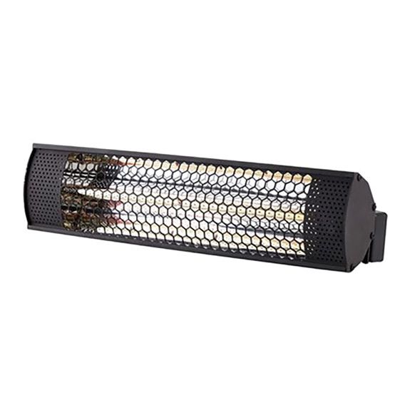 ESTUFA ELECTRICA EXTERIOR PARED QUARZO 2000 WT. NEGRO NON