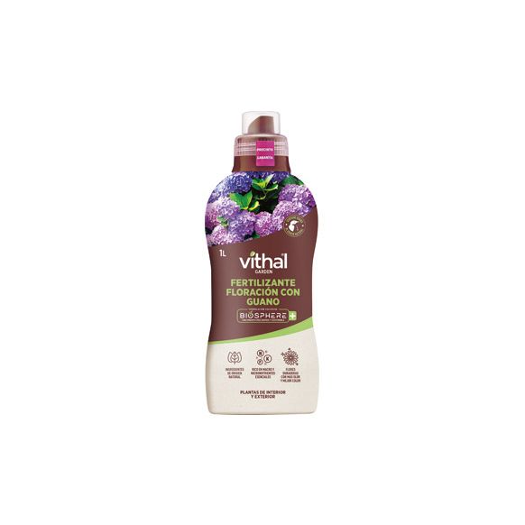 FERTILIZANTE FLORACION CON GUANO BIOSPHERE PLUS 1 L