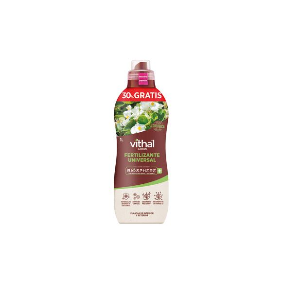 FERTILIZANTE UNIVERSAL BIOSPHERE PLUS 1 L + 30%