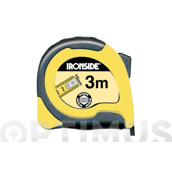 FLEXOMETRO 3 MT X 16 MM CON FRENO ABS/BICOMP IRONSIDE 