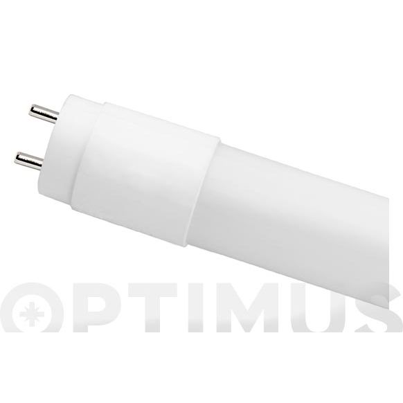 FLUORESCENTE ALUMINIO CRISTAL LED T-8 120 CM 18 WT FRIA MATEL