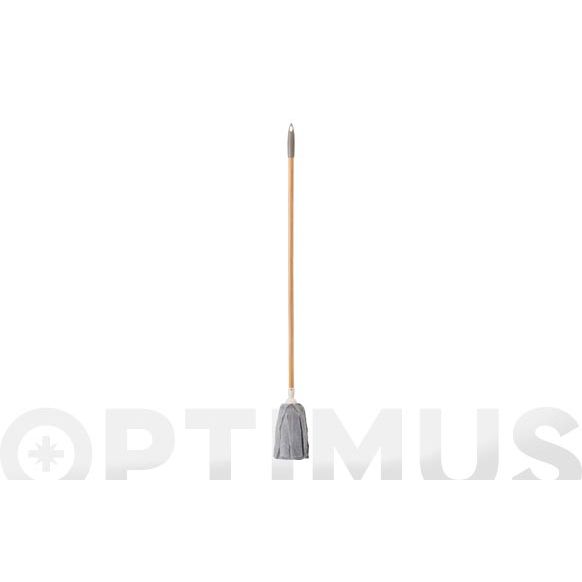 FREGONA MICROFIBRA CON MANGO BAMBOO PRINT GREY