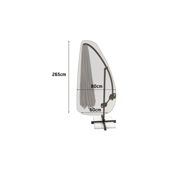 FUNDA PARASOL EXCENTRICO VISON 265 X 80 X 60 CM
