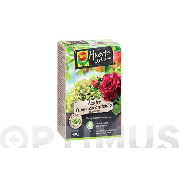 FUNGICIDA AZUFRE ANTIOIDIO 450 GR COMPO