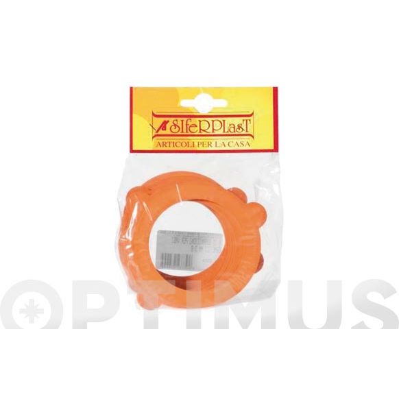 GOMA NARANJA TARRO HERMETICO FIDO 3 MM PAQUETE DE 10 UDS PENGO