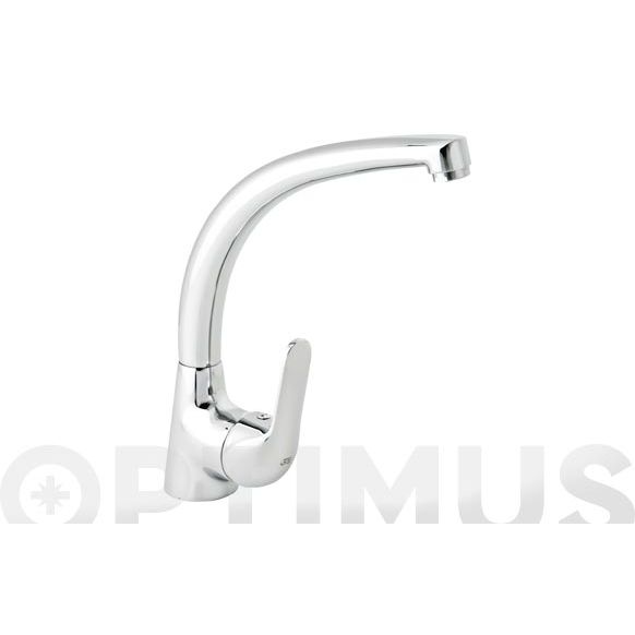 GRIFO FREGADERO MONOMANDO CAÑO ALTO CROMO GENEBRE