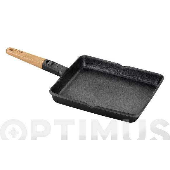 GRILL LISO MARKET 28 X 28 CM INDUCCION BRA