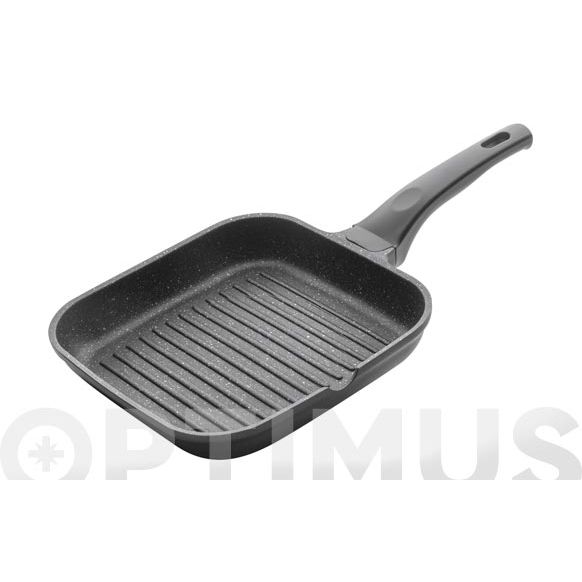 GRILL RALLADO ECO PIEDRA 28 X 28 CM CARNE LACOR 