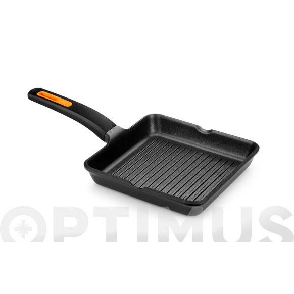 GRILL RAYAS EFFICIENT PLUS 22 X 22 CM. INDUCCION BRA