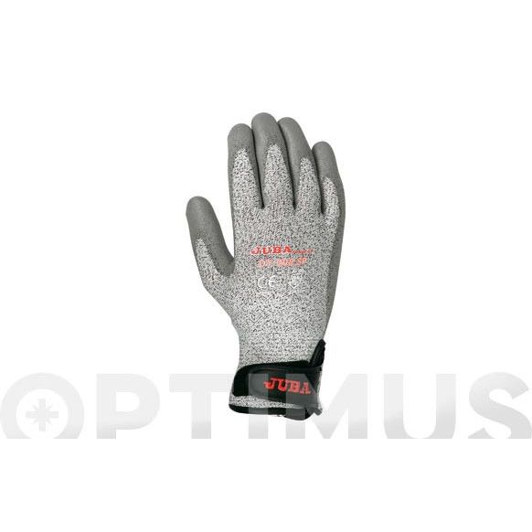 GUANTE ANTICORTE DE FIBRA DYNEEMA&reg; CON PALMA PU TALLA XL HDY008SP/XL JUBA