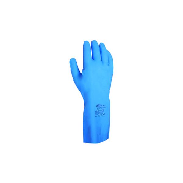 GUANTE DE NITRILO AZUL "INTERFACE PLUS"  811 C33  T- 7-7,5  REUTILIZABLE JUBA